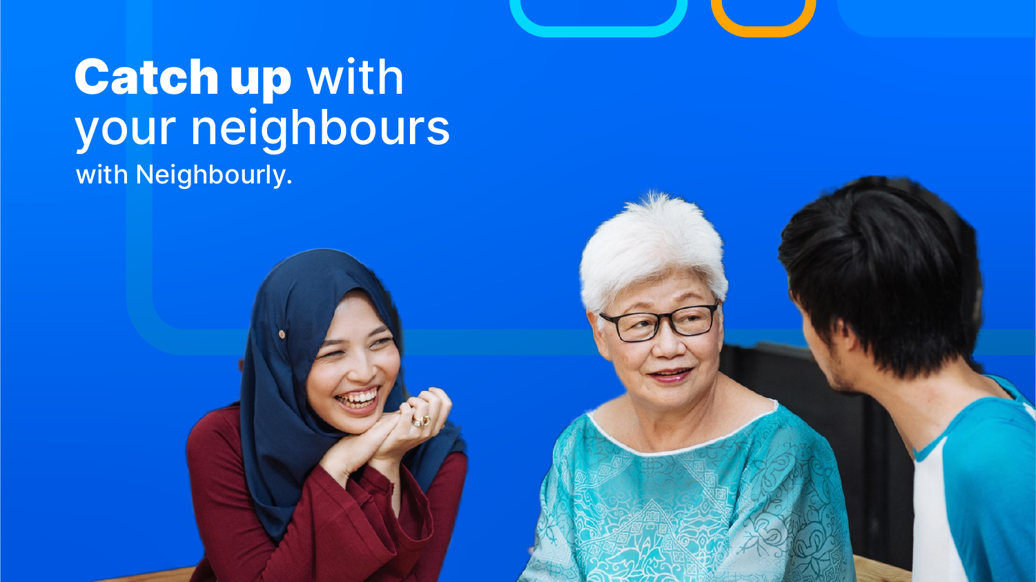 Photo — Catch up with your neighbours on the digital space.