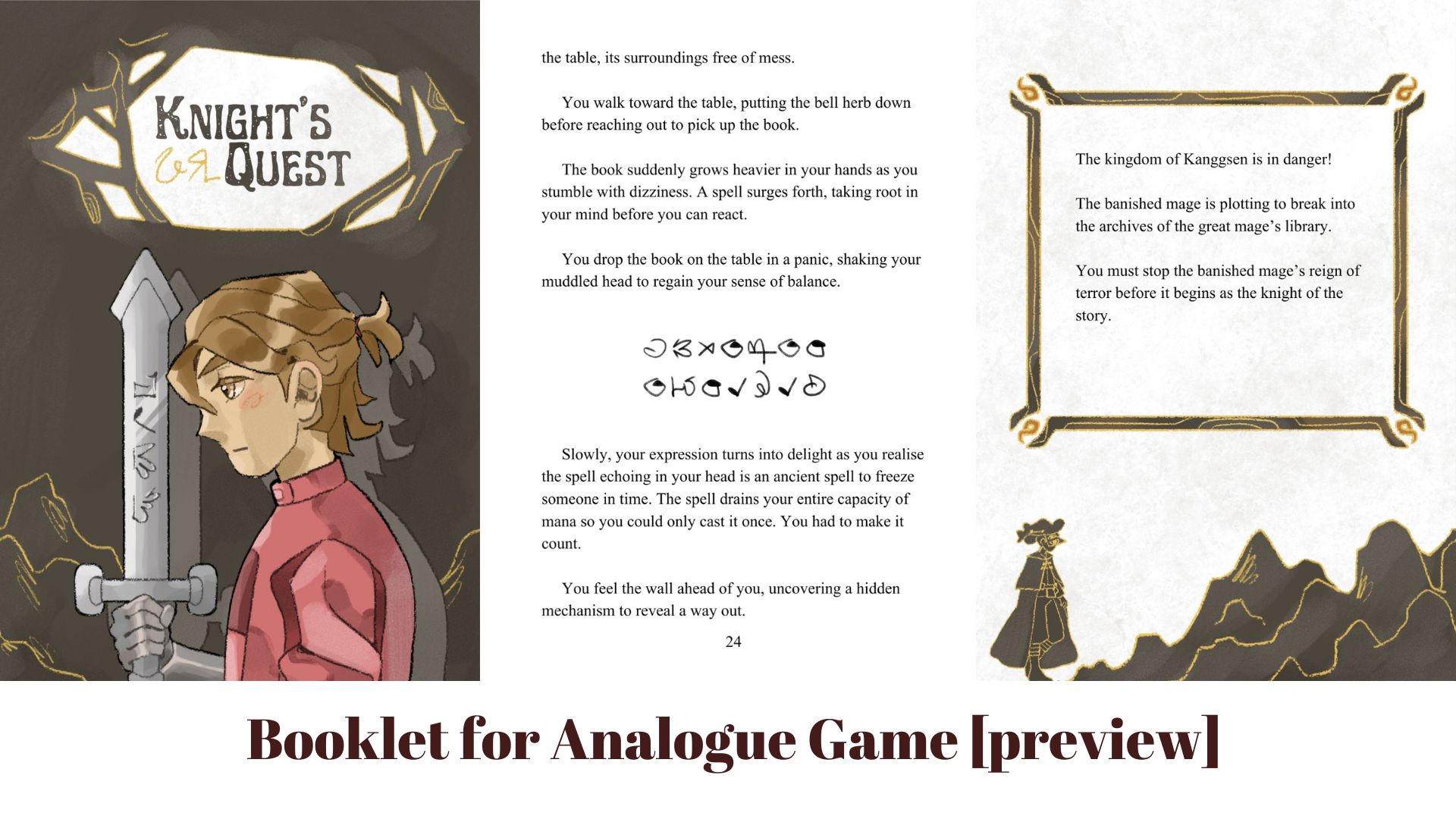 Booklet for Analogue Game [preview]
