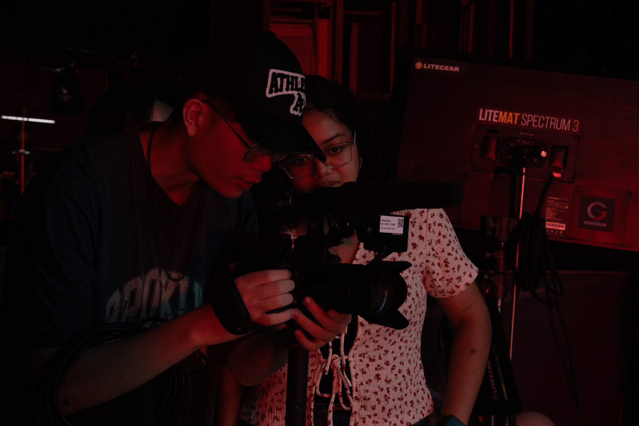 Behind the scenes — Filming B-roll.