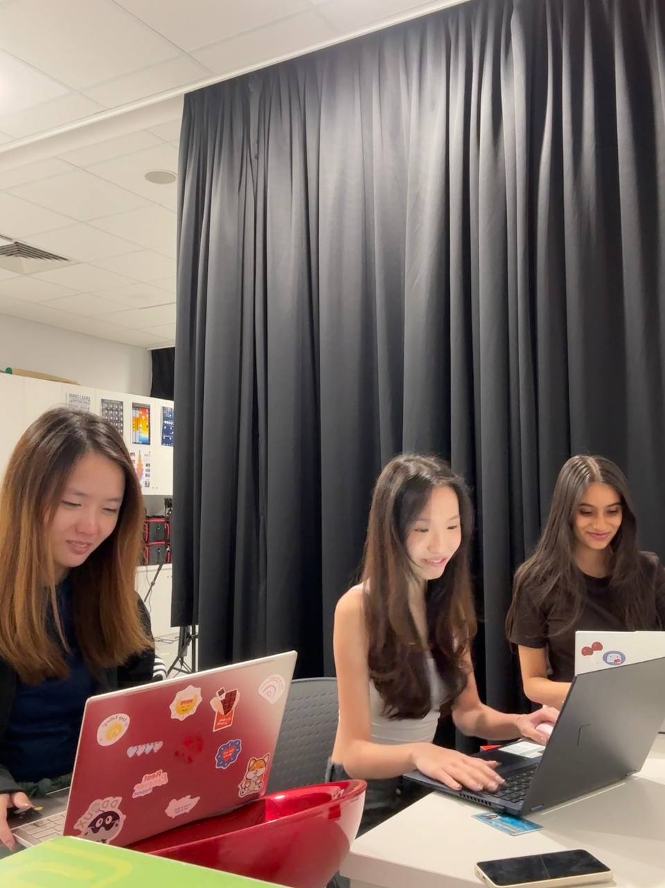 <p data-start="62" data-end="324">This image captures members of the Symbiosis 2026 team collaborating to bring the final product to life. It highlights the teamwork and coordination involved in designing and developing the website, showcasing the dedication and effort behind the platform.</p>