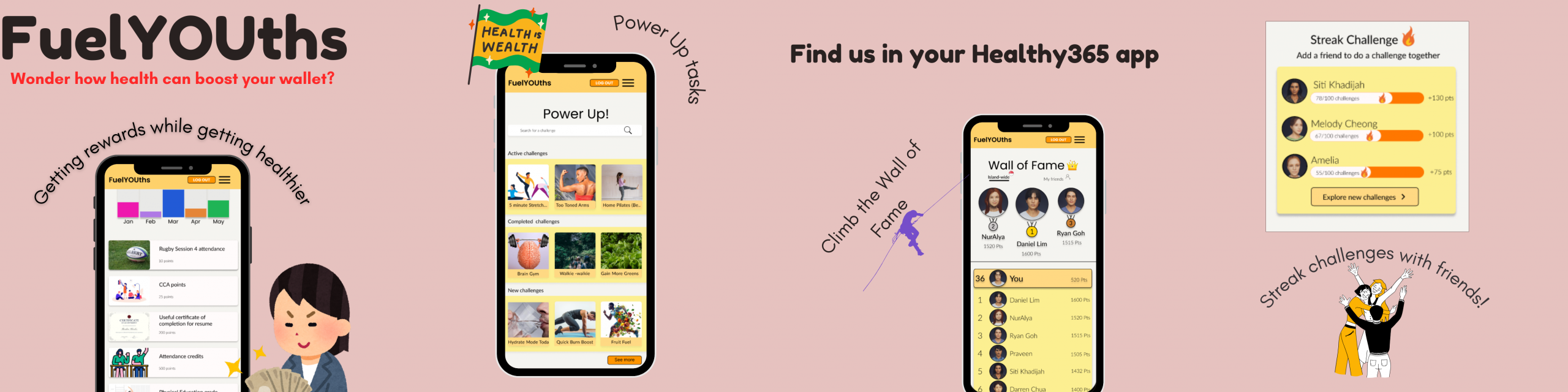 A carousel designed to be posted on Instagram where most of our target users are online. The marketing posts highlights our product's functions and benefits.