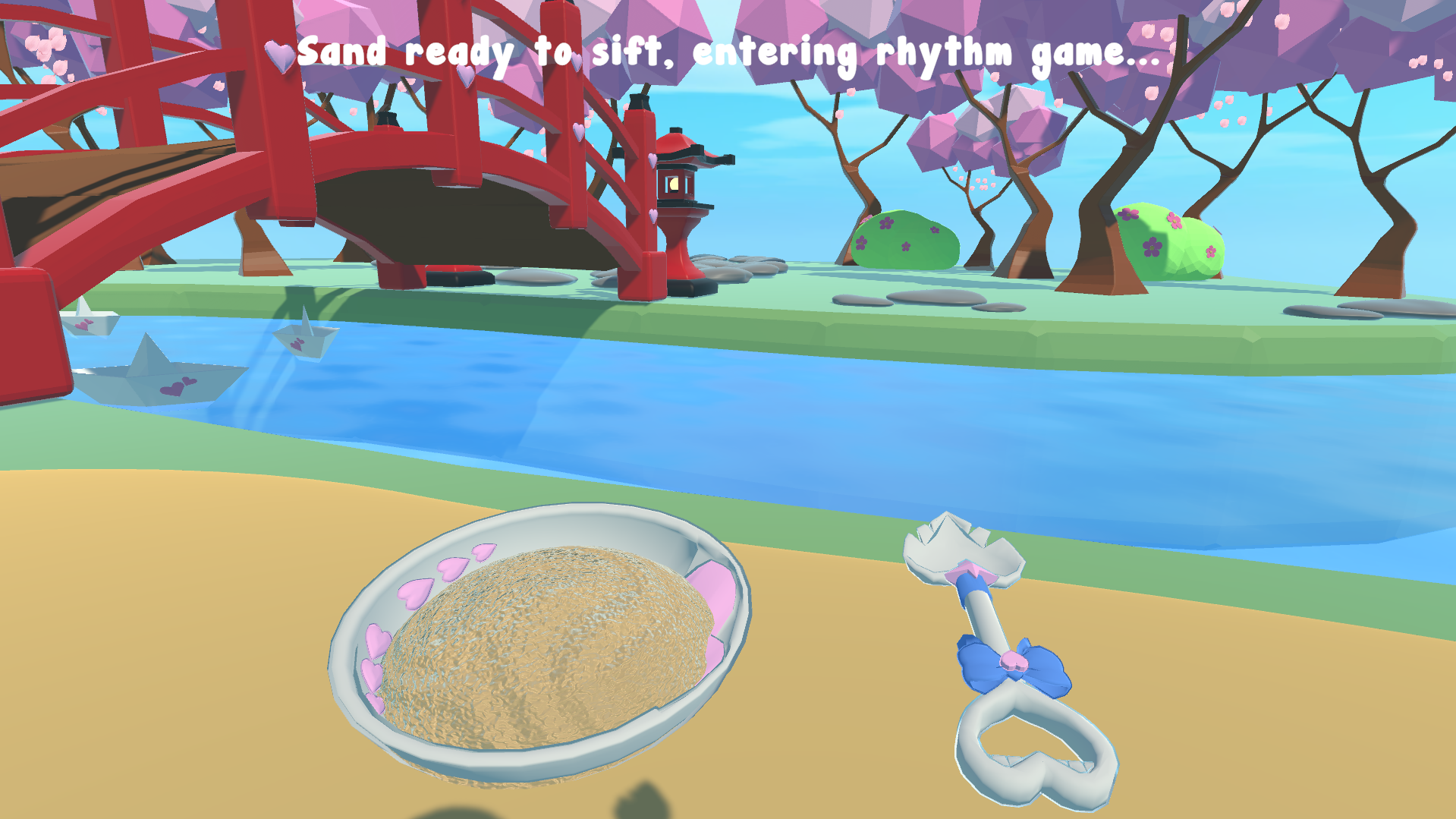 Sand Scooping Cutscene