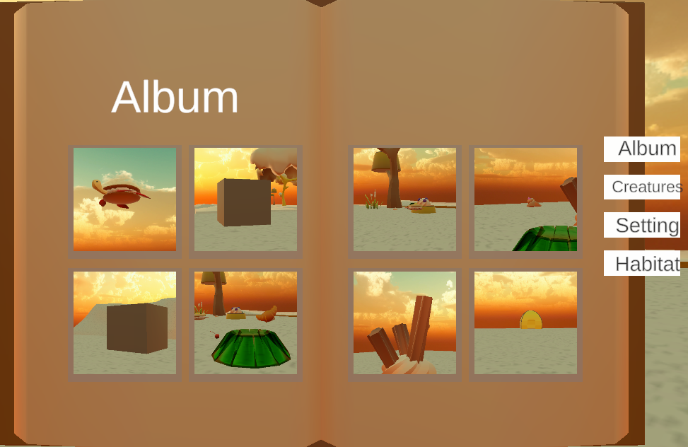 Work In Progress (Menu Layout)