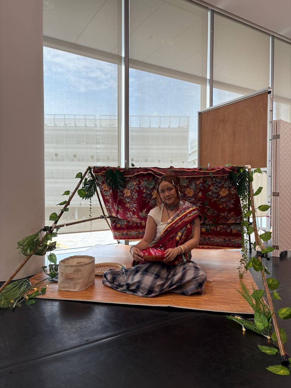 final setup for the pondok