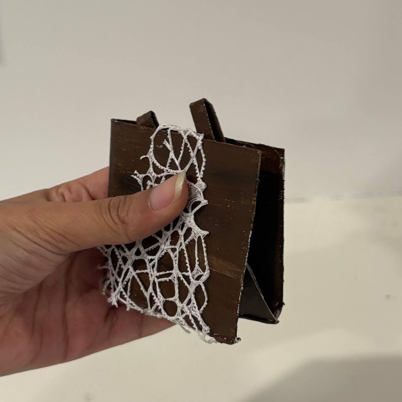 prototype of one of our set designs (sampans)