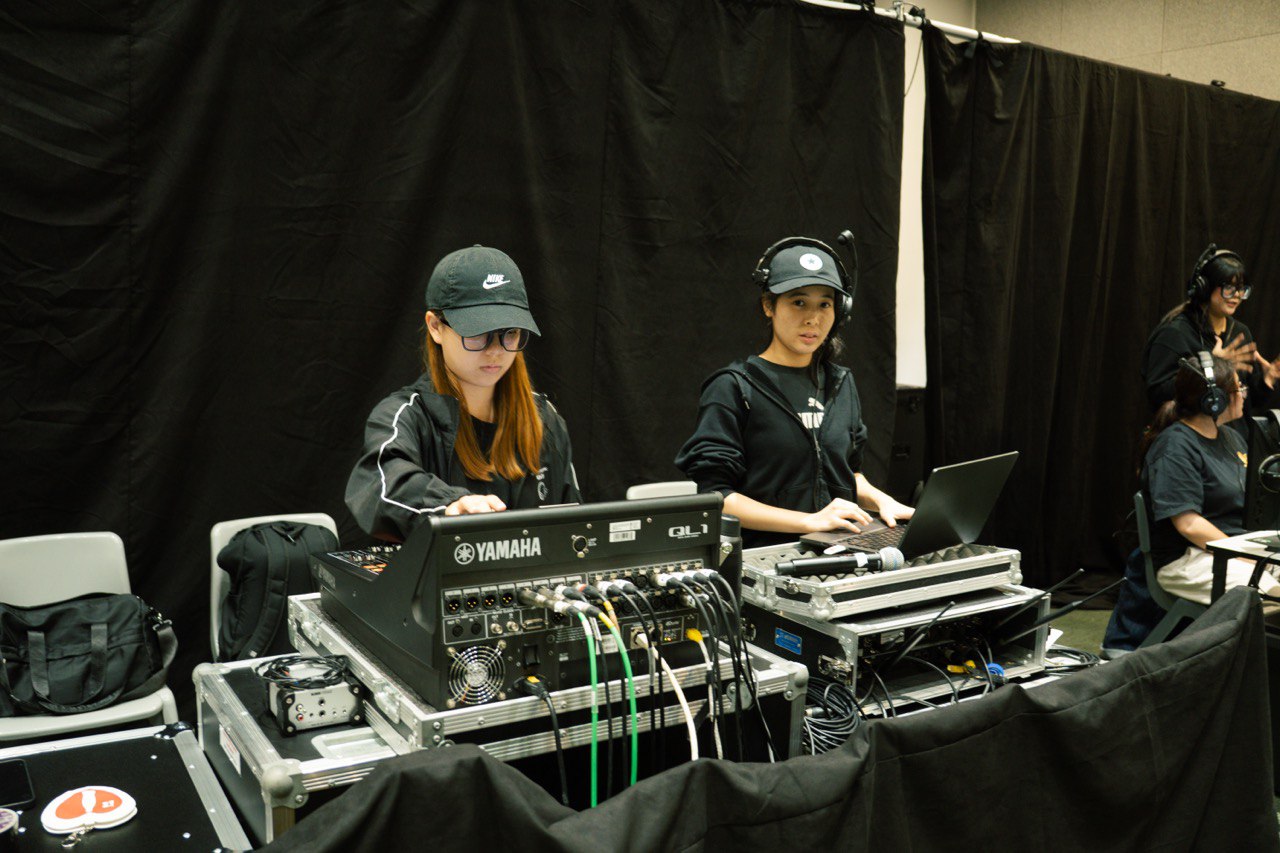 Audio Mixing and engineering with console Yamaha QL1. Also, the patching of the console and wireless mic, while also mixing the sound for the band.