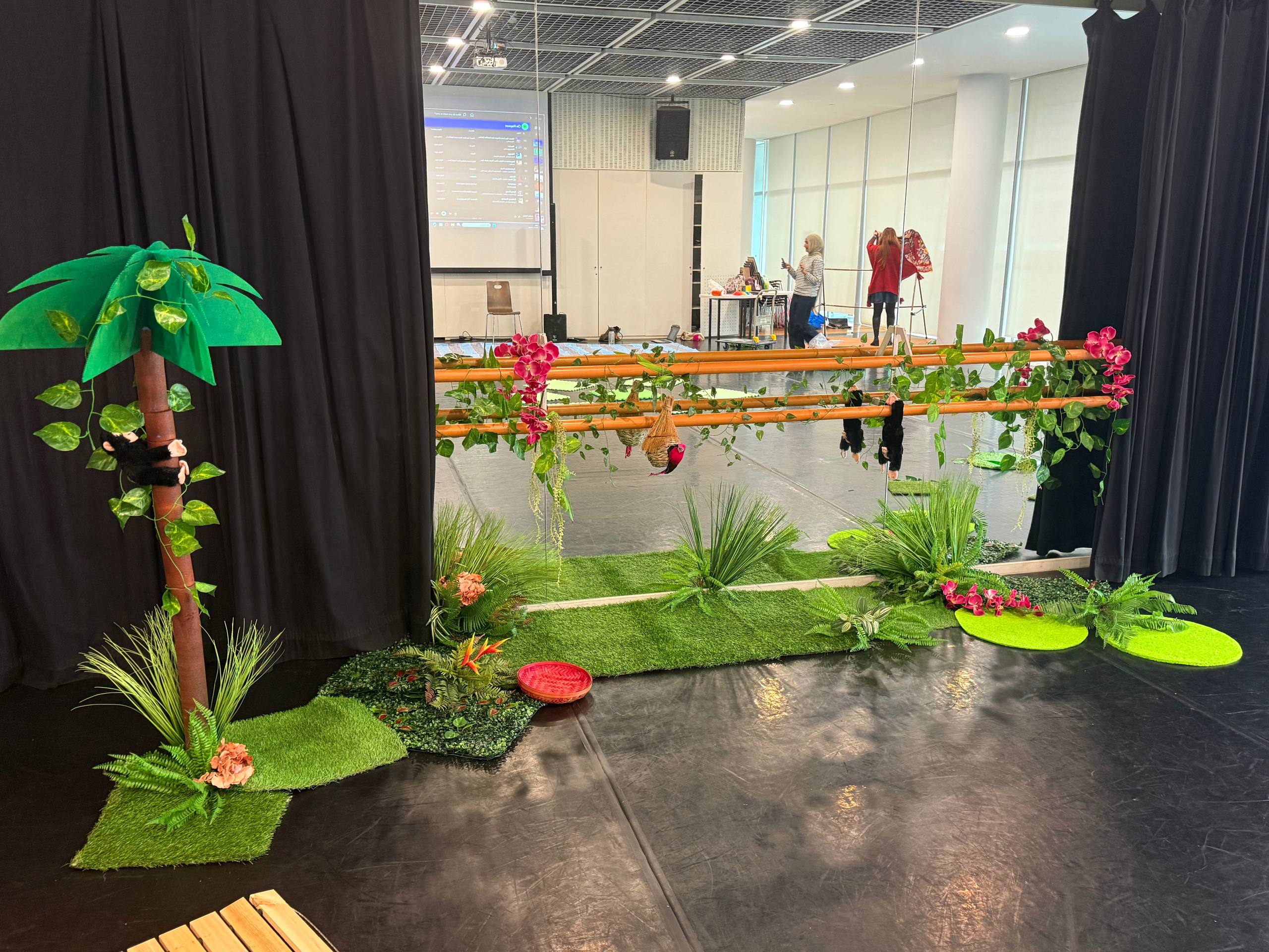 final setup for the forest