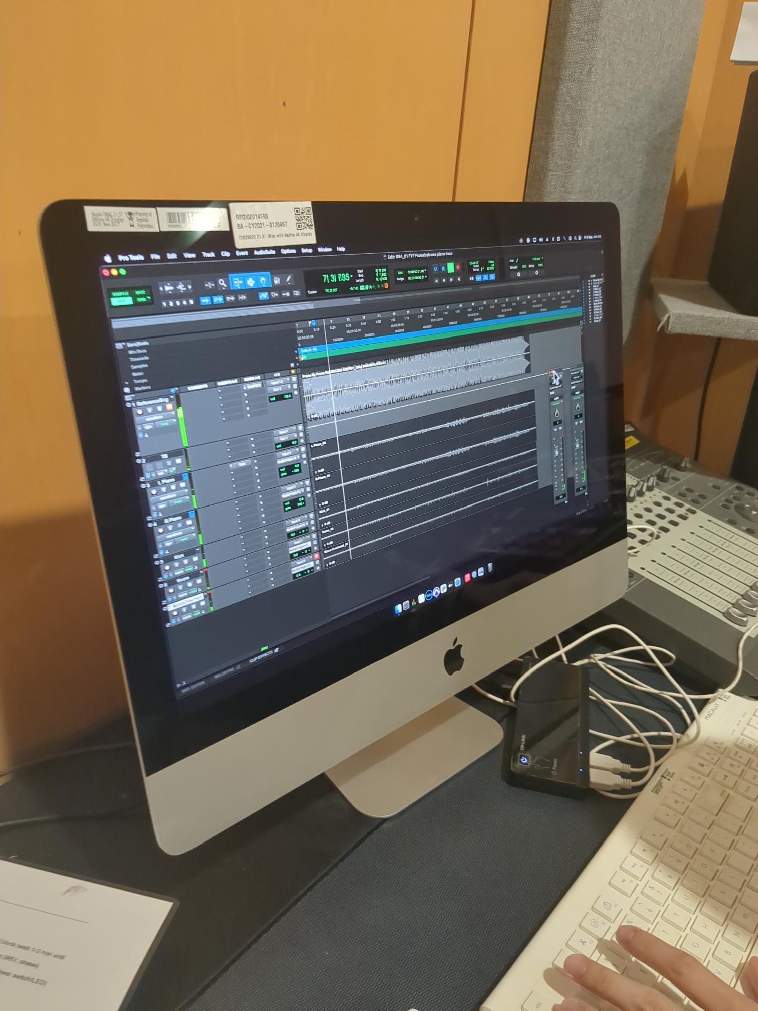 Listening to recording